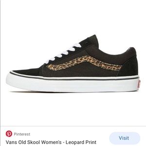 Women’s size 11 leopard vans